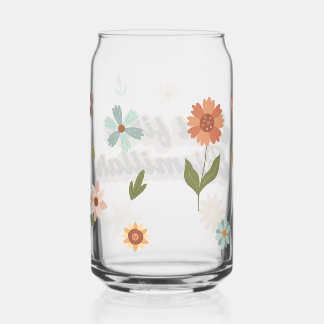 Maar eerst Bismillah Helderglazen Wilde Bloemen Blikvorm Glas