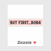 Maar eerst Boba Sticker (Vel)