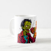 Maar Eerst Breinen Mok | Grappige Zombie Koffiekop (Voorkant links)