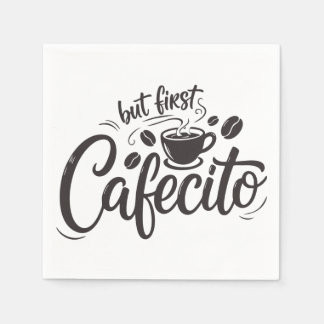 Maar eerst, cafecito servet