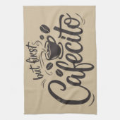 Maar eerst, cafecito theedoek (Verticaal)