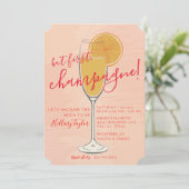 Maar eerst champagne kaart (Staand voorkant)