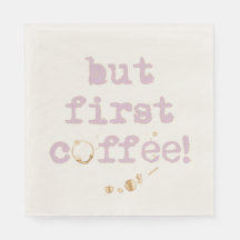 Maar eerst Coffee Fun Typografie met Koffee Stain