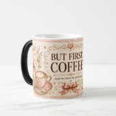 Maar eerst, Coffee Romantic Blush Café Mok (Voorkant links)
