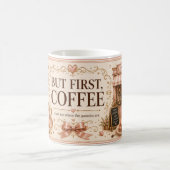 Maar eerst, Coffee Romantic Blush Café Mok (Center)