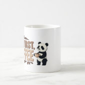Maar eerst, Coffee - Schattigee Panda Coffee Lover Koffiemok (Center)