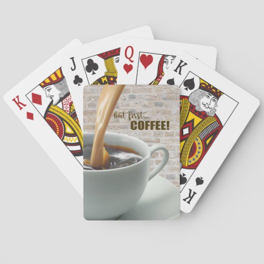 maar eerst, COFFEE Speelkaarten (Achterkant)