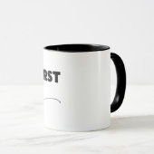 Maar eerst Coffee Typografie Mok (Voorkant rechts)
