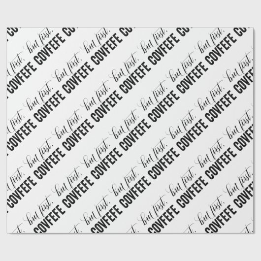 Maar eerst, COVFEFE Cadeaupapier (Vlak)