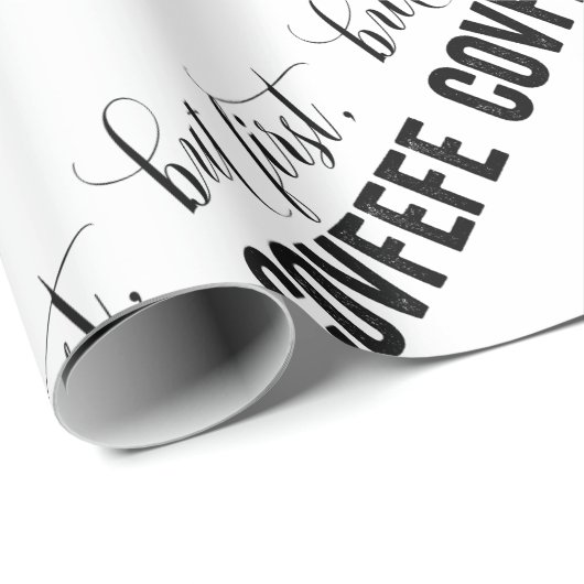 Maar eerst, COVFEFE Cadeaupapier (Rol Hoek)