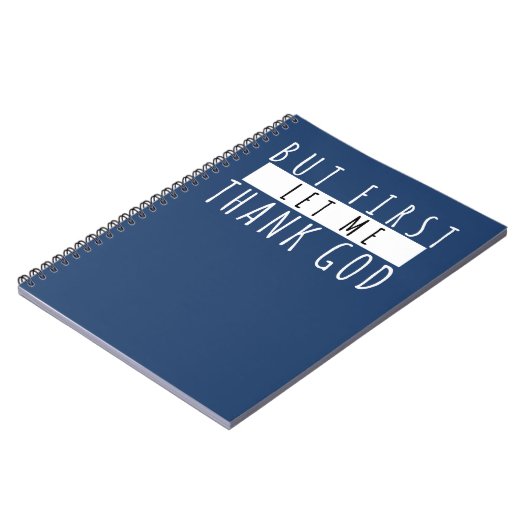 Maar eerst dank God dankbaarheid reflecties Notitieboek (Linkerzijde)