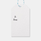 Maar eerst de Coquito Santa Cadeaulabel (Achterkant)