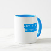 Maar eerst, Devotions Aqua Blue Mok (Voorkant rechts)