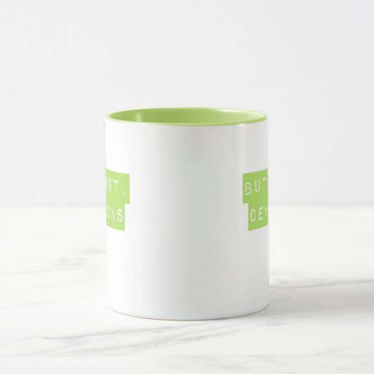 Maar eerst, Devotions Green Mok (Midden)