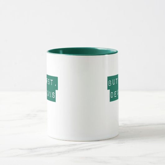 Maar eerst, Devotions Green Mok (Midden)