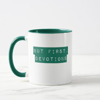 Maar eerst, Devotions Green Mok