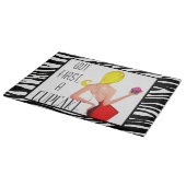 "Maar eerst een Cupcake!" Snijplank (Hoek)