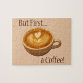 Maar eerst een koffie legpuzzel (Horizontaal)