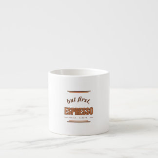 Maar eerst Espresso Retro Koffiemok 180 ml Special Kop