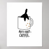 Maar eerst, gratis Poster voor kat (Voorkant)