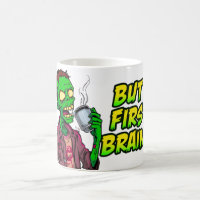 Maar eerst hersenen mok | Grappige zombie koffieko