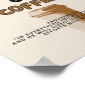 Maar eerst Jesus and Coffee Poster / Jesus / Coffe (Hoek)