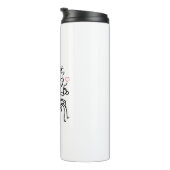 Maar eerst koffee thermo flesje thermosbeker (Geroteerd rechts)