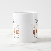 Maar eerst koffie 20oz jumbo grappige speciale mok (Voorkant)