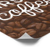 Maar eerst, koffie | Art Print (Hoek)