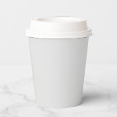 Maar eerst, koffie blanco papieren bekers (Achterkant)