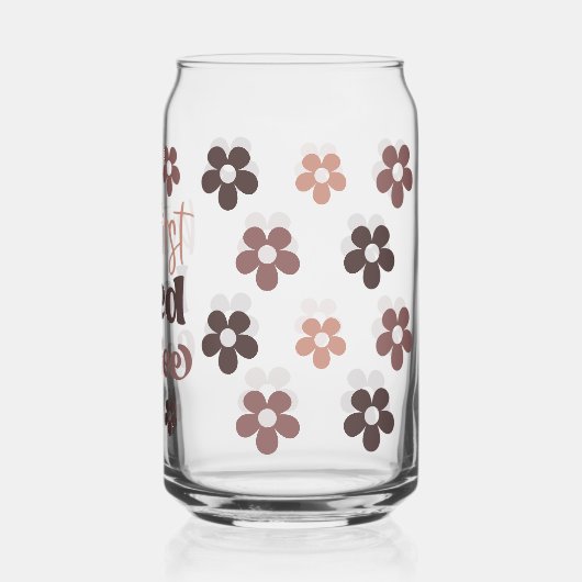 Maar eerst koffie blikvorm glas (Achterkant)