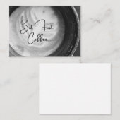 Maar eerst koffie briefkaart (Voorkant / Achterkant)