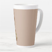 Maar eerst, koffie Cozy Vintage Latte Mok (Rechterhoek)