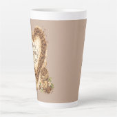 Maar eerst, koffie Cozy Vintage Latte Mok (Voorkant)