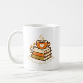 Maar eerst koffie & een boek T-shirt | Cadeau voor Koffiemok