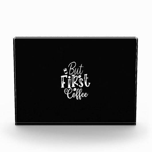 maar eerst koffie fotoblokken (Voorkant)