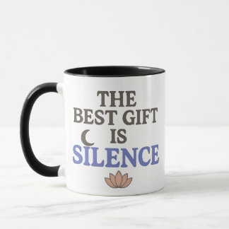 Maar eerst, koffie-geïnspireerde innerlijke vrede mok
