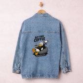 Maar Eerst Koffie Grappige Denim Jas Koffiecadeau Jacket (Hangar)
