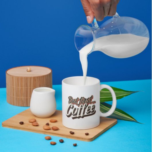 Maar eerst koffie grappige koffie geschenkte citaa koffiemok