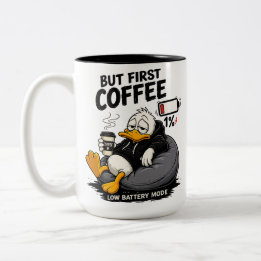 MAAR EERST KOFFIE Grappige mok cadeau voor koffiel