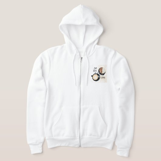 Maar eerst koffie hoodie (Laagn)