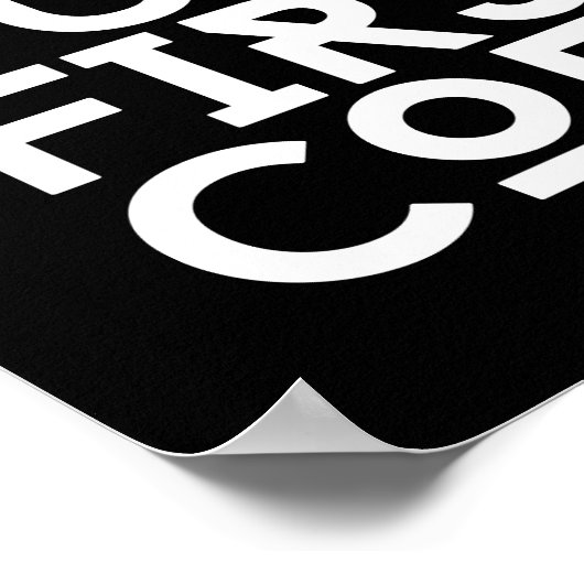 Maar eerst koffie humor poster (Hoek)