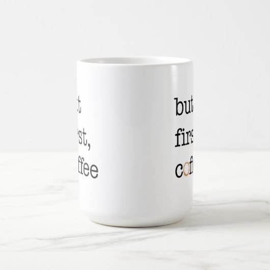 Maar eerst koffie - Inspirerend Mok (Center)