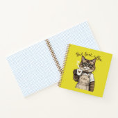 Maar Eerst, Koffie Kat Notitieboek (Binnen)