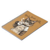 Maar Eerst, Koffie Kat Notitieboek (Linkerzijde)