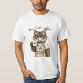 Maar Eerst, Koffie Kat T-shirt