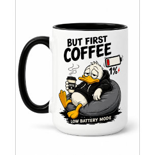 MAAR EERST KOFFIE Koffie Grappige Uitspraak Mok