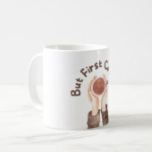 Maar eerst koffie koffiemok (Voorkant links)