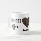 Maar eerst koffie koffiemok (Voorkant links)