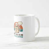 Maar eerst, koffie! koffiemok (Voorkant rechts)